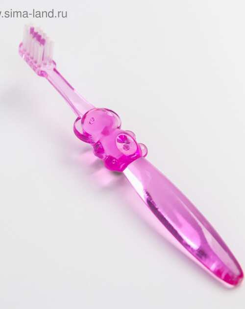 Зубная щетка детская "Слоник", Цвет розовый   2825455