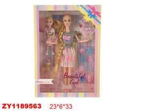 Кукла тип Модель с ребенком, коробка ZR559-A4