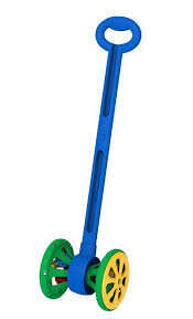 Каталка Веселые колесики с шариками (сине-зеленая) (Нордпласт)