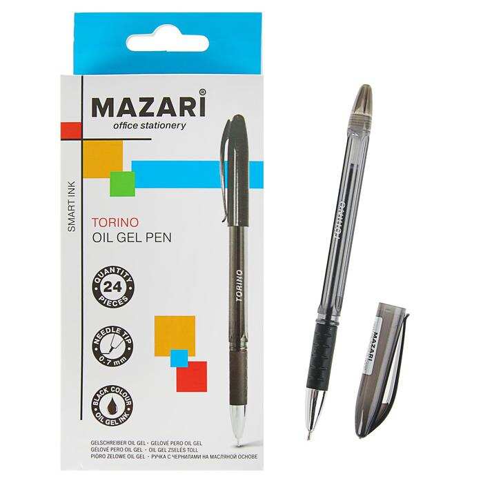 Ручка шариковая MAZARi Torino 0.7мм, черная на масл основе, игольчат M-5701-71   3635061 Ручка шариковая MAZARi Torino 0.7мм, черная на масл основе, игольчат M-5701-71   3635061