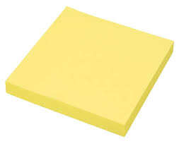 Блок с липким краем 51мм*51мм 100л пастель желтый    5491837
