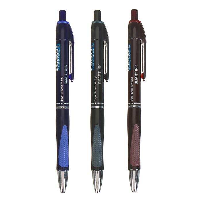 Ручка шариковая автомат MAZARi Sirius Smart Ink0.7 М-5757син,масл.осн,игол.пиш.уз.цена за 1шт2533747 
