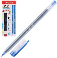 Ручка шариковая "Skylark" серия Speed Pro, d=0,7 мм, ультра гладкое письмо, чернила на масляной основе, игольчатый пишущий узел, синий корпус, одноразовая, индивидуальная маркировка, синяя