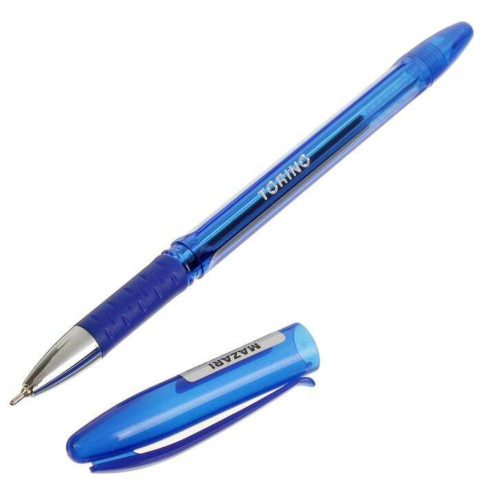 Ручка шариковая MAZARi Torino 0.7мм, синяя на масл основе, игольчат, М-5701-70   2865816 