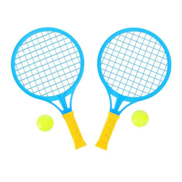 Набор ракеток &quot;Крутой теннис&quot;, 2 ракетки, 2 шарика цвет МИКС 2884035 