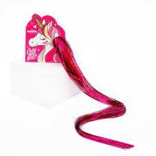 Прядь для волос блестящая"Единорог" розовая , Минни Маус и Единорог   7009618
