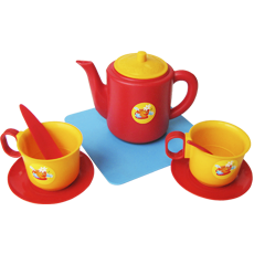 (21002) Посуда д/кукол &quot;Набор чашек с чайником&quot; (21002) Посуда д/кукол "Набор чашек с чайником"