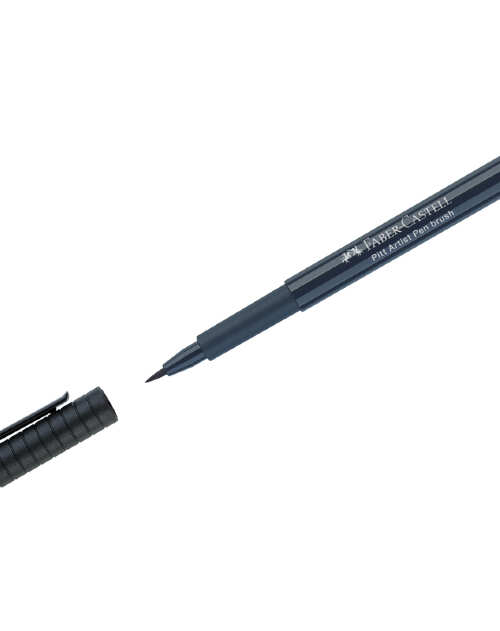 Ручка капиллярная Faber-Castell "Pitt Artist Pen Brush" цвет 157 темный индиго, кистевая