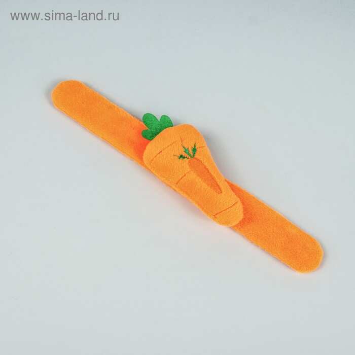 Игольница на браслете морковка 23*4,5*3см оранжевый   3604523 