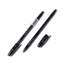 Ручка шариковая Alingar на масляной основе &quot;Vectro&quot;, 1 мм, черная, игольчатый наконечник, грип,  шестигранный, черный, пластиковый корпуc 